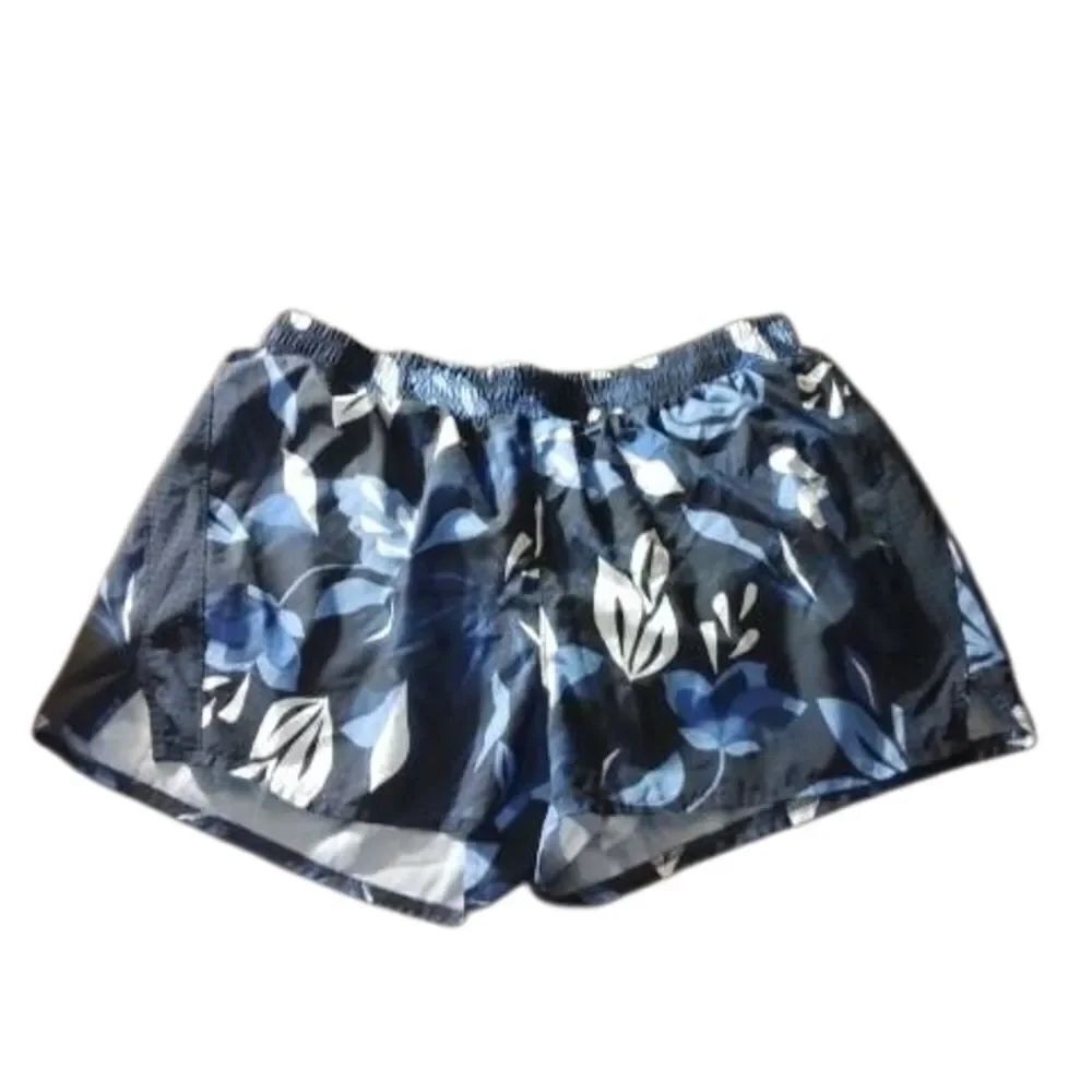 Dip Women's Navy and White Floral Athletic Shorts(340)